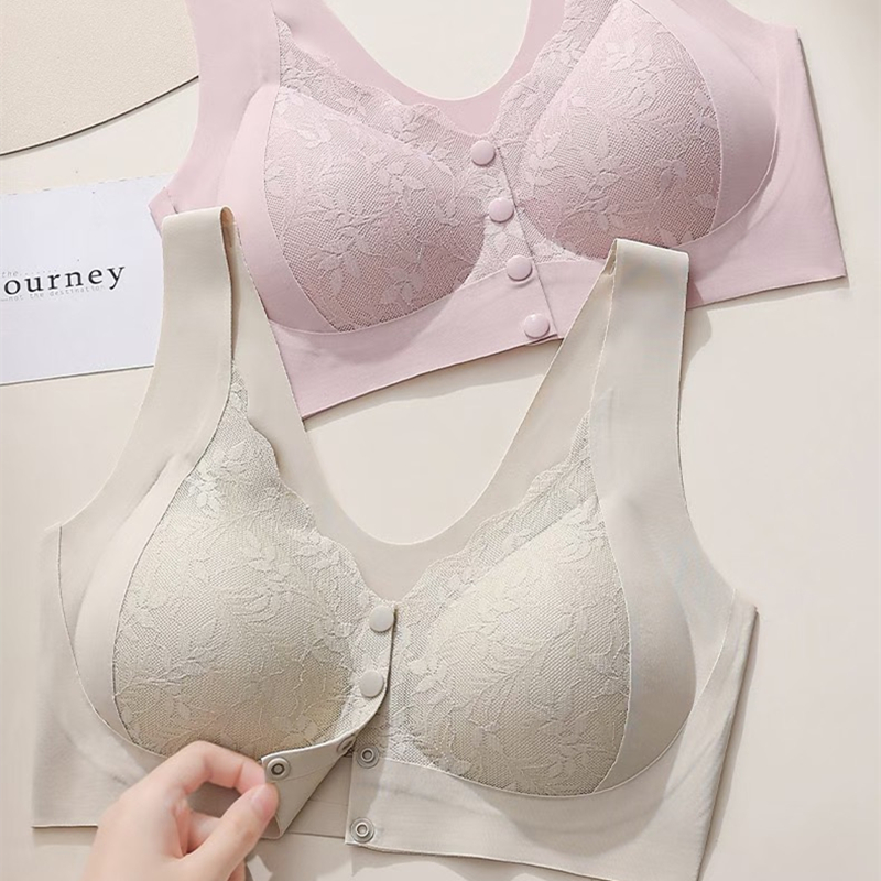 Full Coverage Bra - Vest-stijl beha met knopen aan de