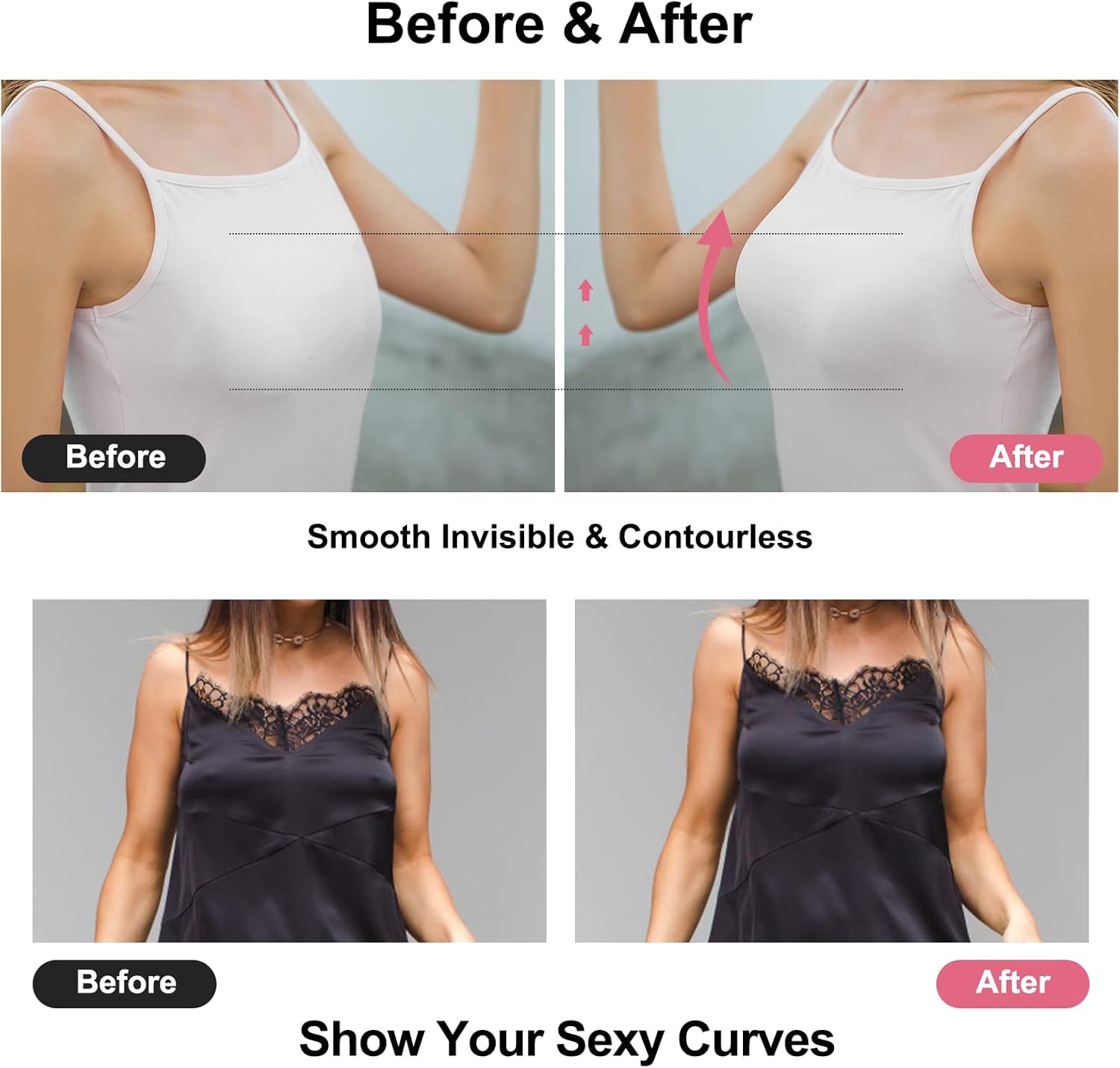 Zelfklevende push-up bh's, onz - Strapless Bra Adhesive recensie en prijs