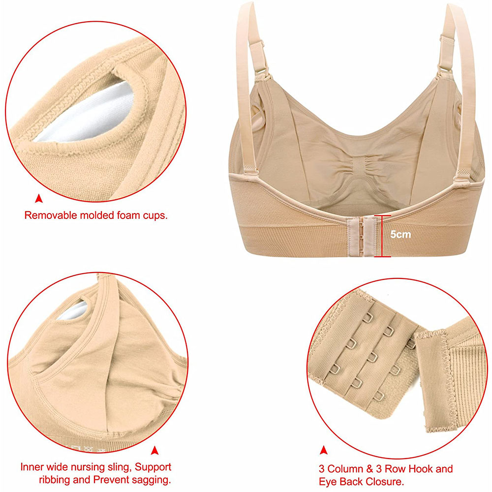 Dames moederschap voedingsbeha - Sleep Bra Bralette recensie en prijs