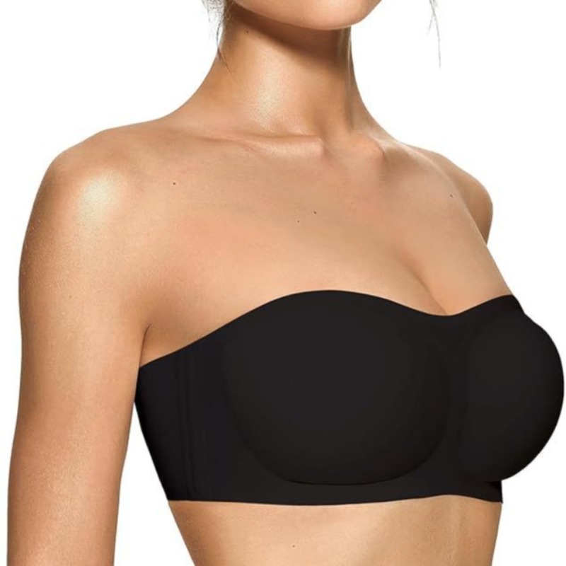 Vrouwelijke strapless bh met p - Wirefree Bra Comfort recensie en prijs