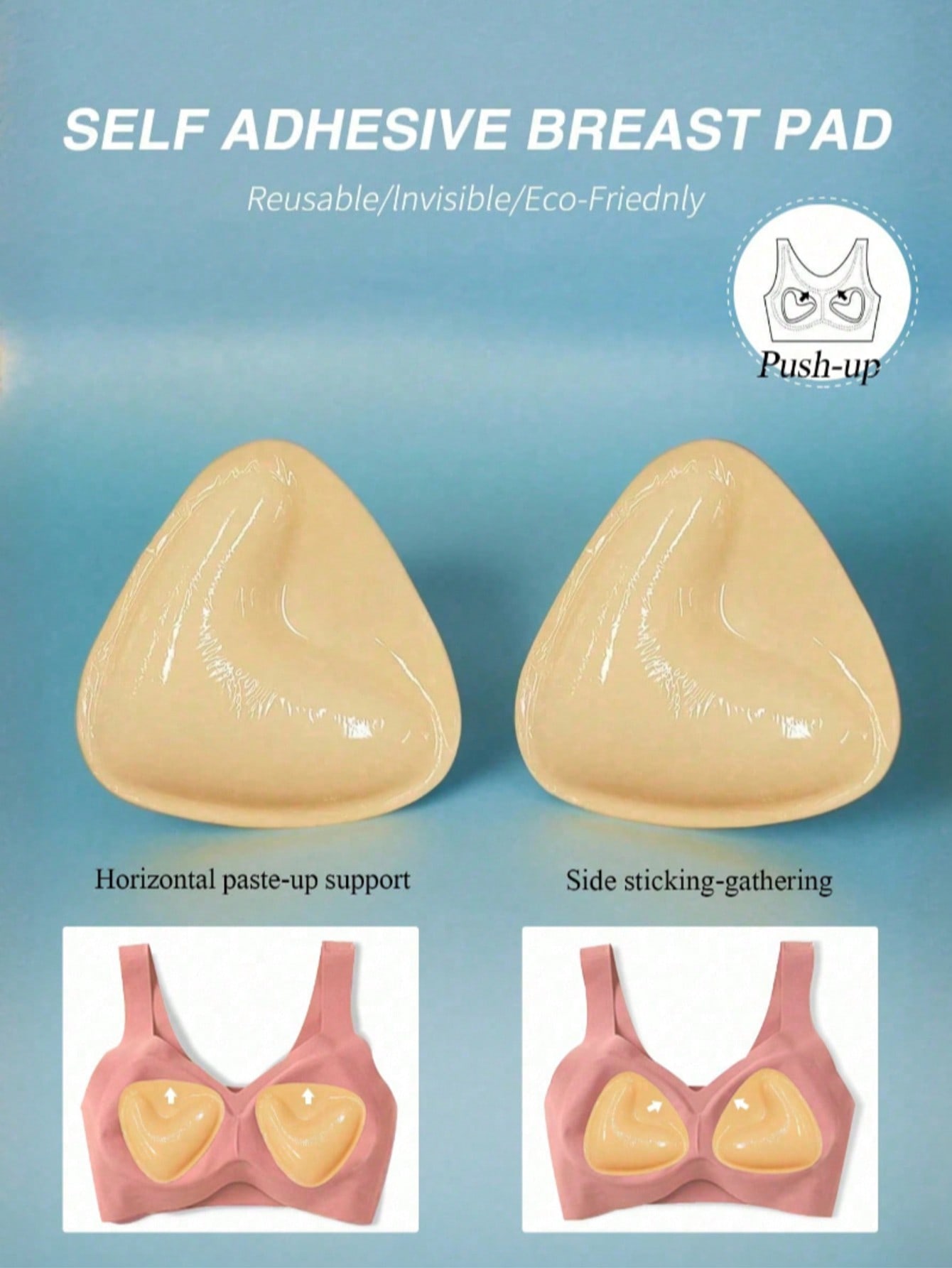 2 stuks herbruikbare dubbelzij - Strapless Bra Adhesive recensie en prijs