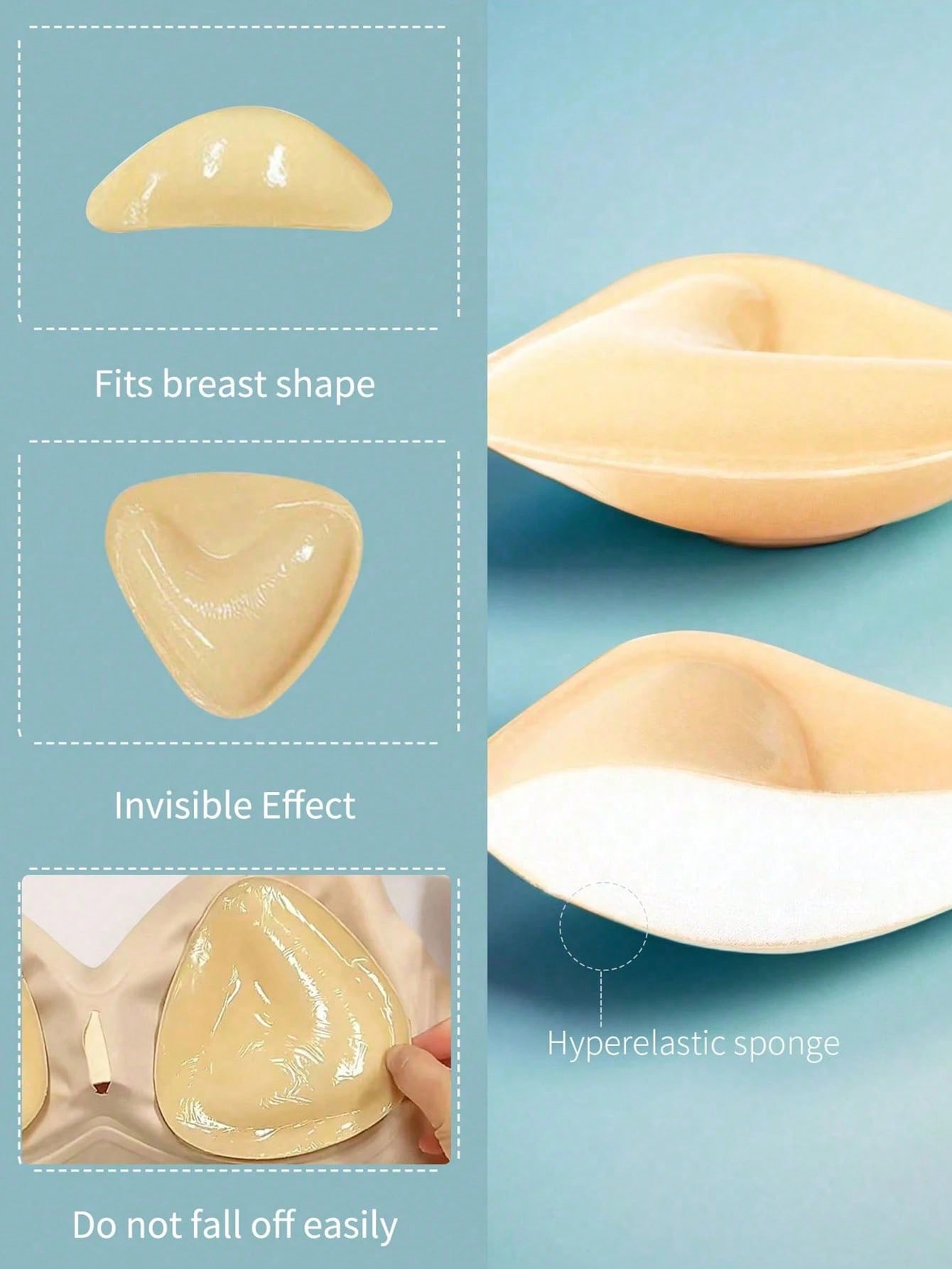 2 stuks herbruikbare dubbelzij - Strapless Bra Adhesive recensie en prijs